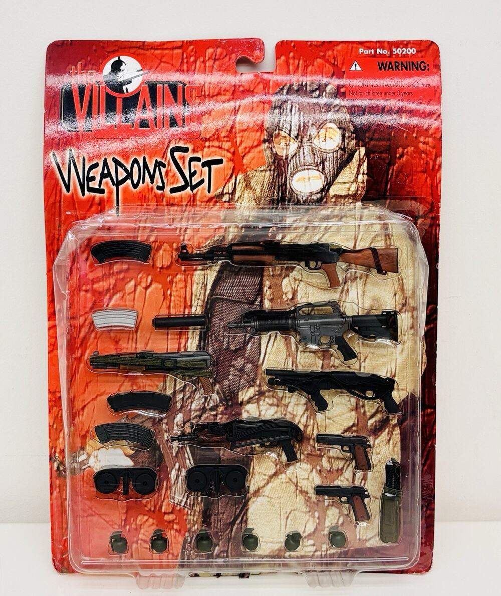 21st Century Toys 1:6 The Villains Weapons Set 50200 New Sealed